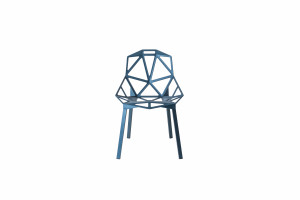 Magis Chair One SD5460 Стул голубой, выполнен полностью из алюминия в цвете ножки - сиденье: blue 5255 - blue 5255.