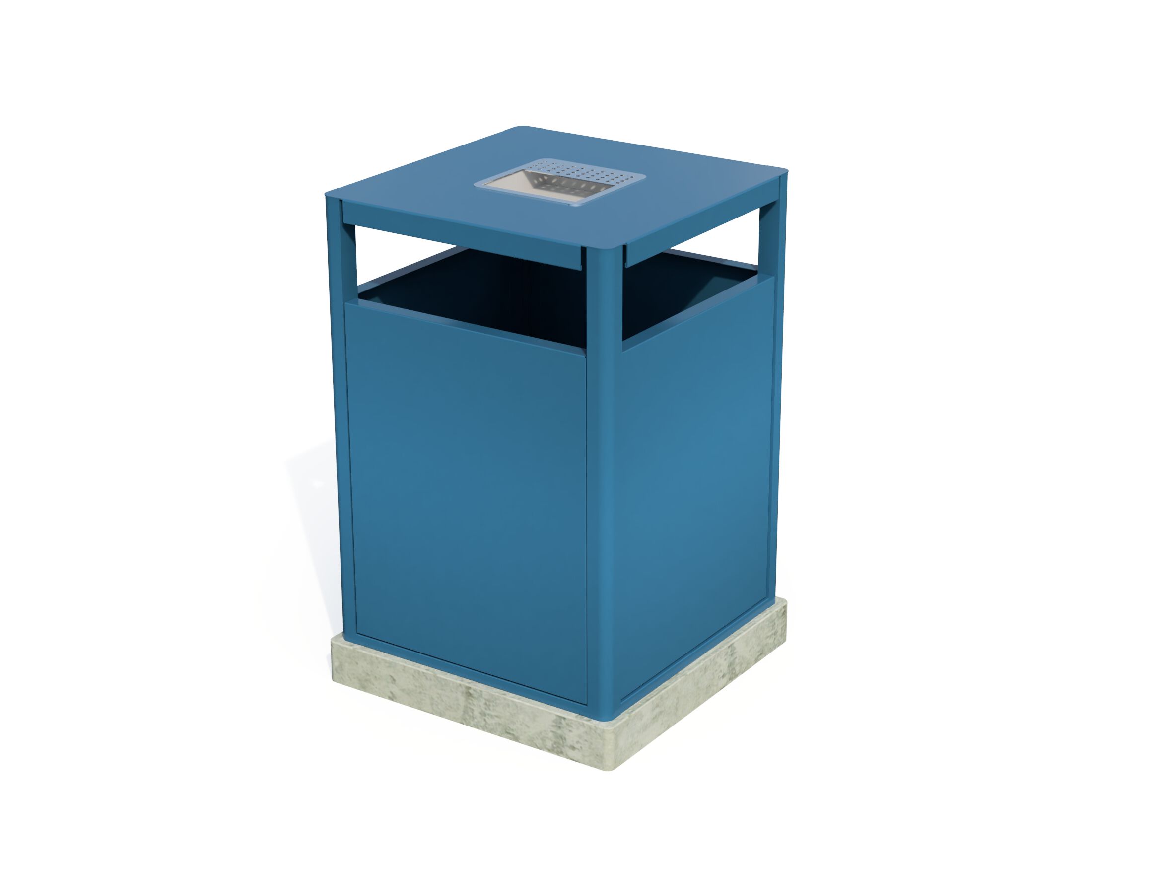 Стальная корзина для мусора с пепельницей Studio Città STEELBLOCK ARCH-00142150