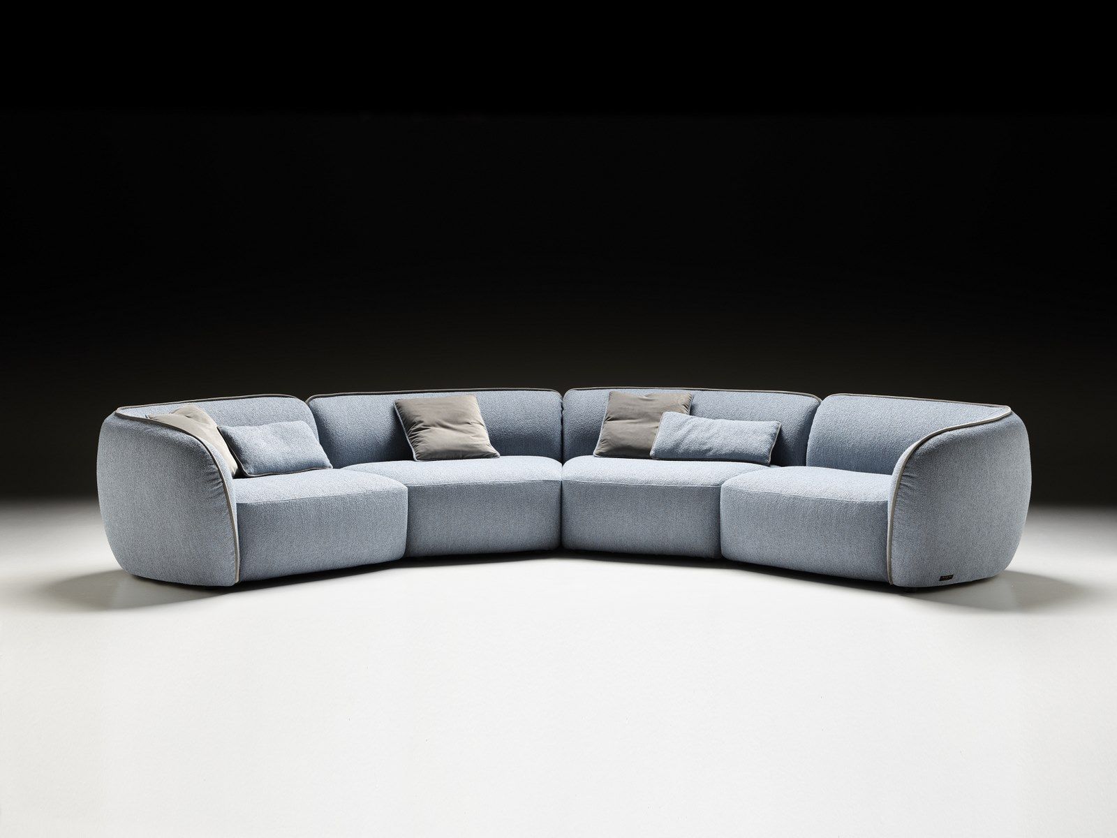 Тканевый изогнутый модульный диван BLACK TIE ERASMO ARCH-00126675 - Вид №3