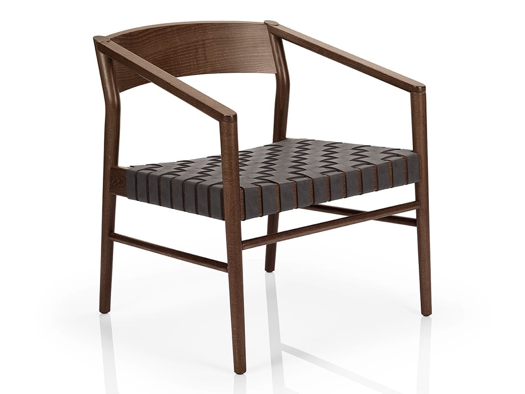 Стул из массива дерева с подлокотниками More Contract Leonor ARCH-00084502