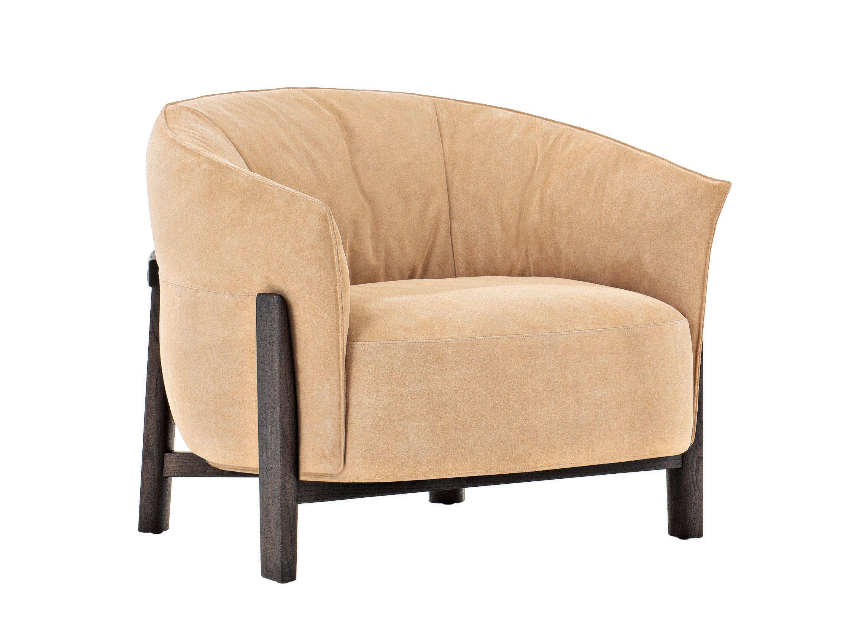 Кожаное кресло с подлокотниками Poliform Leopold ARCH-00128826 - Вид №1