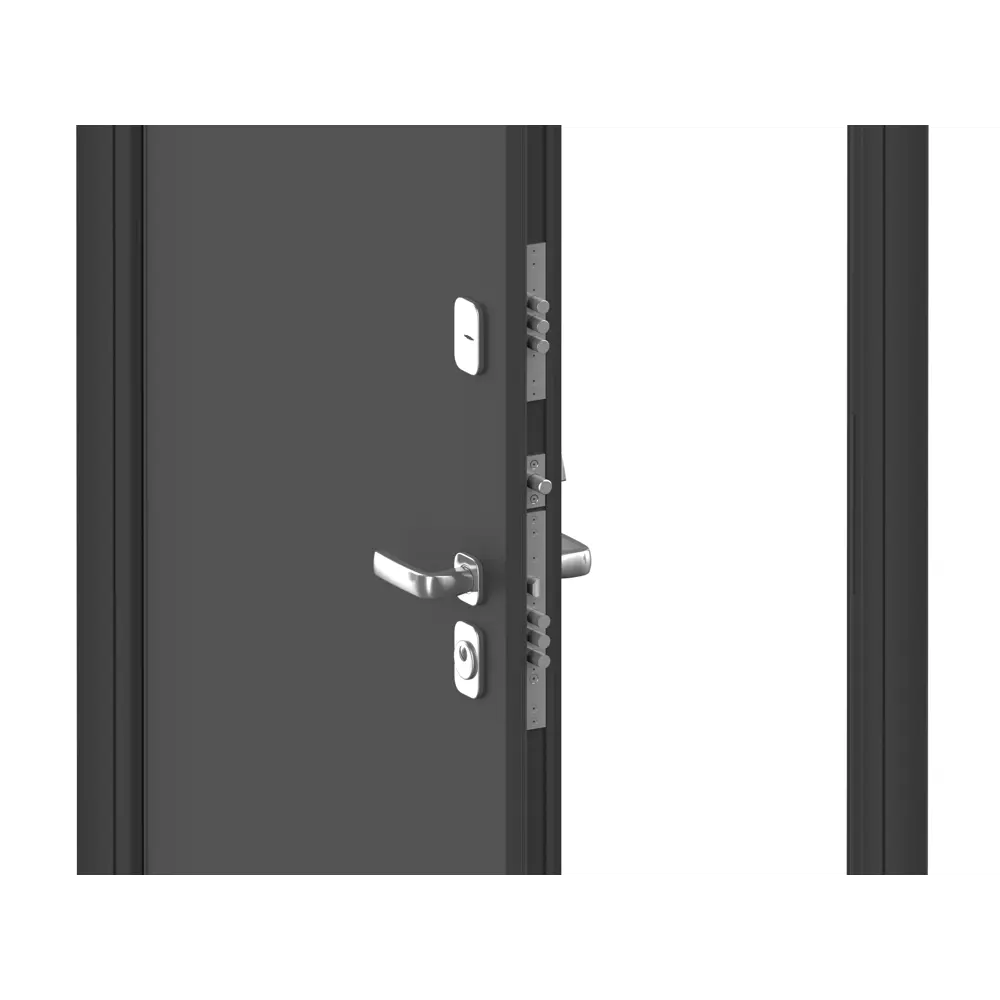 Дверь входная металлическая Премиум Плюс 99x205 см левая дуб белый DOORHAN STLM-2198716 - Вид №1