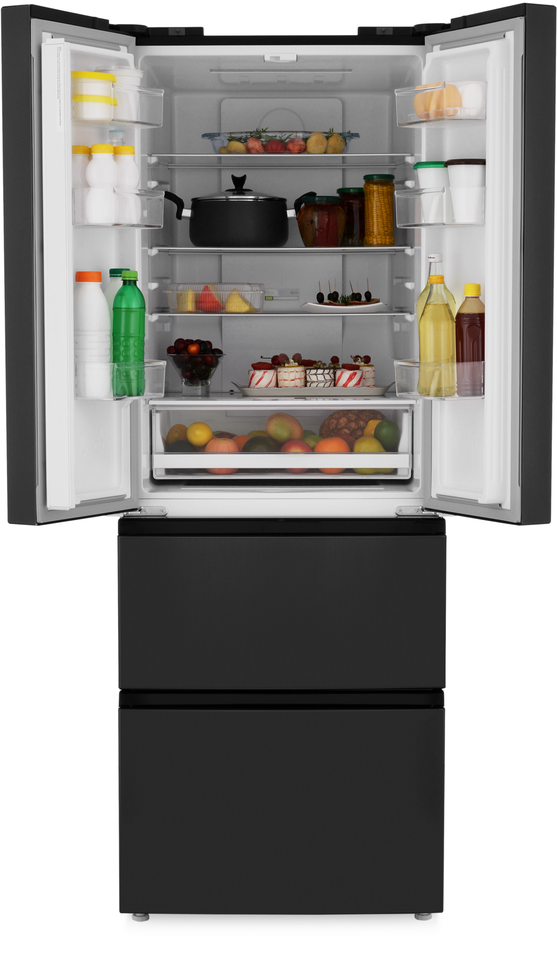 9931478 Холодильник многодверный   ZUGEL ZRFD361B черный STDN-0131511 - Вид №2