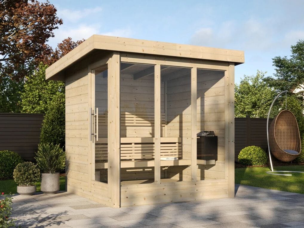 Деревянная сауна на открытом воздухе Saunamo Deluxe ARCH-00072705