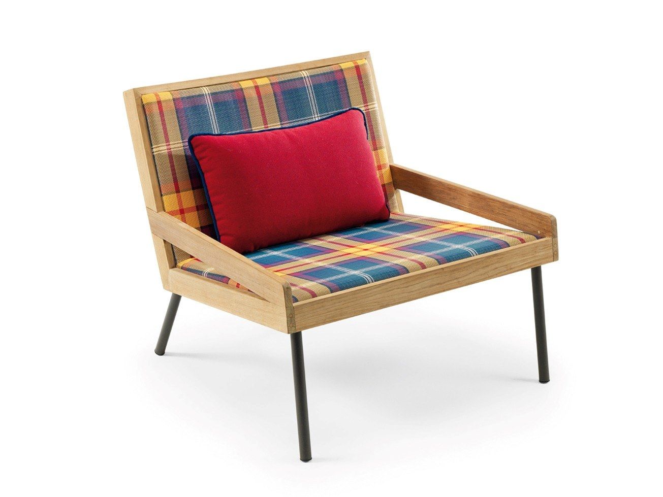 Кресло для сада из технической ткани с подлокотниками Ethimo открытый ARCH-00002270 - Вид №8