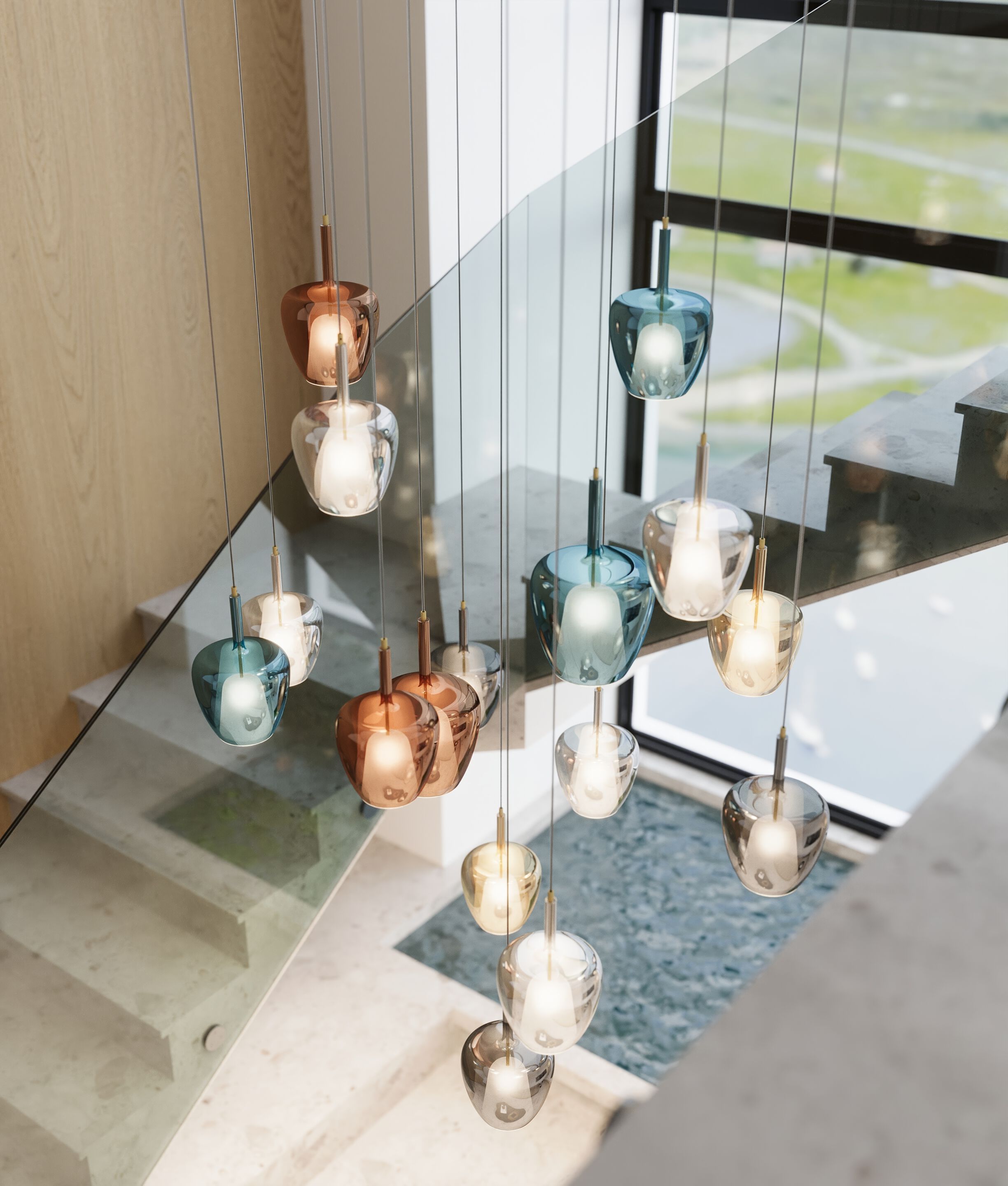 Подвесной светильник из дутого стекла Cangini & Tucci Clos ARCH-00041774 - Вид №4