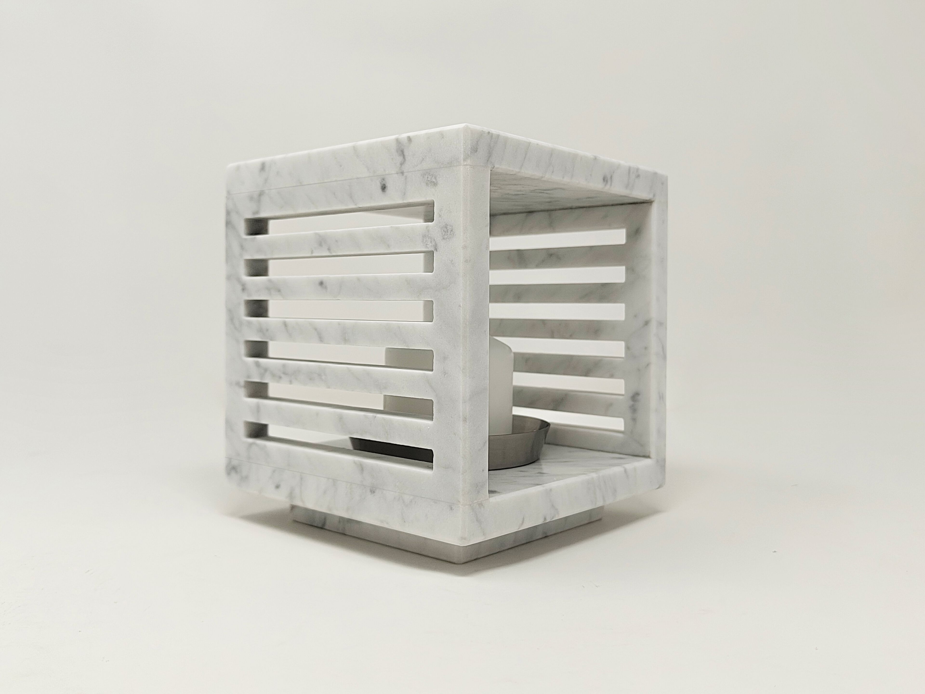 Каррарский мраморный подсвечник / фонарь Pistore Marmi Bruna Rapisarda Design X Pistore Marmi ARCH-00016038