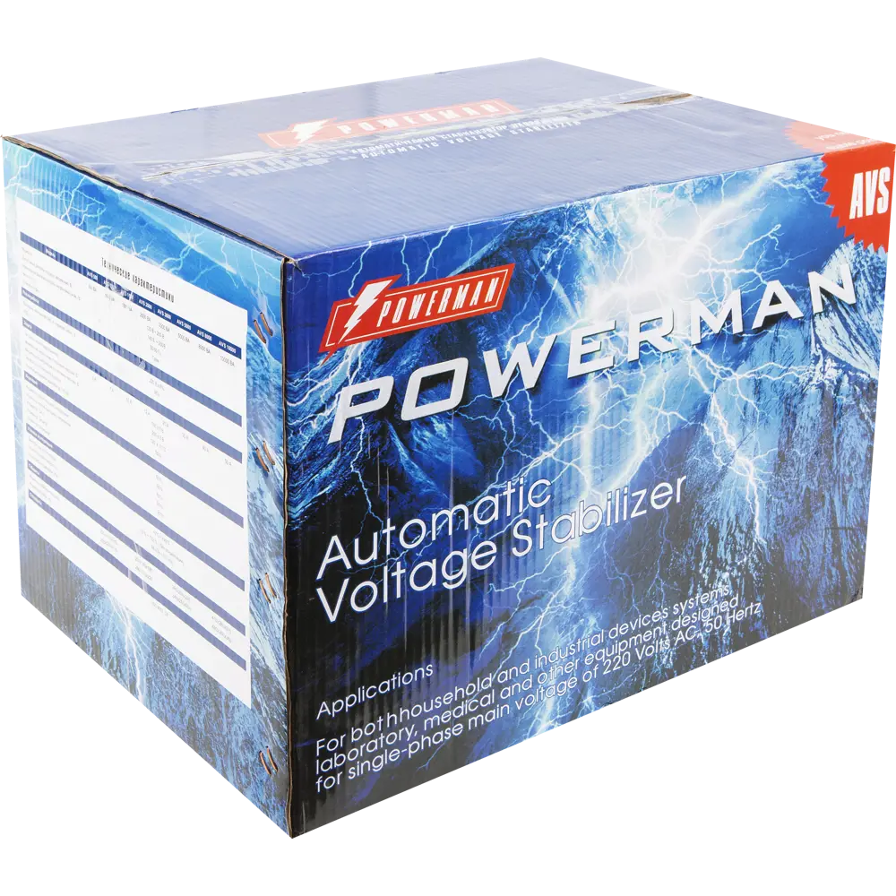 Стабилизатор напряжения Powerman AVS 8000D для защиты бытовой и промышленной техники 15642292 STLM-0006225 - Вид №3
