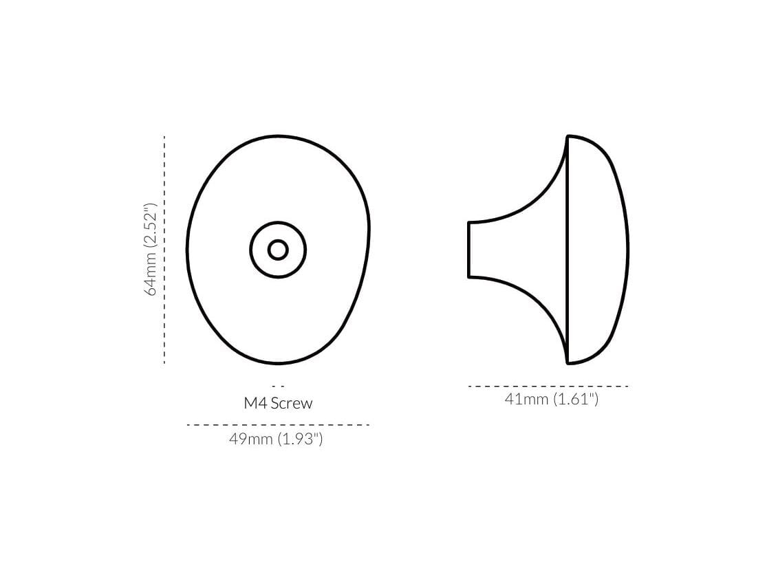 Керамическая ручка Lo & Co Interiors Pebble ARCH-00151195 - Вид №15