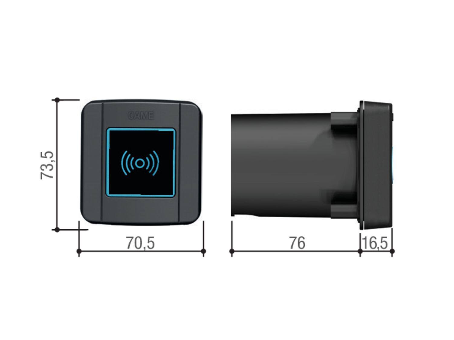Цифровые элементы управления для автоматизации CAME SEL-DIGITAL ARCH-00105904 - Вид №2