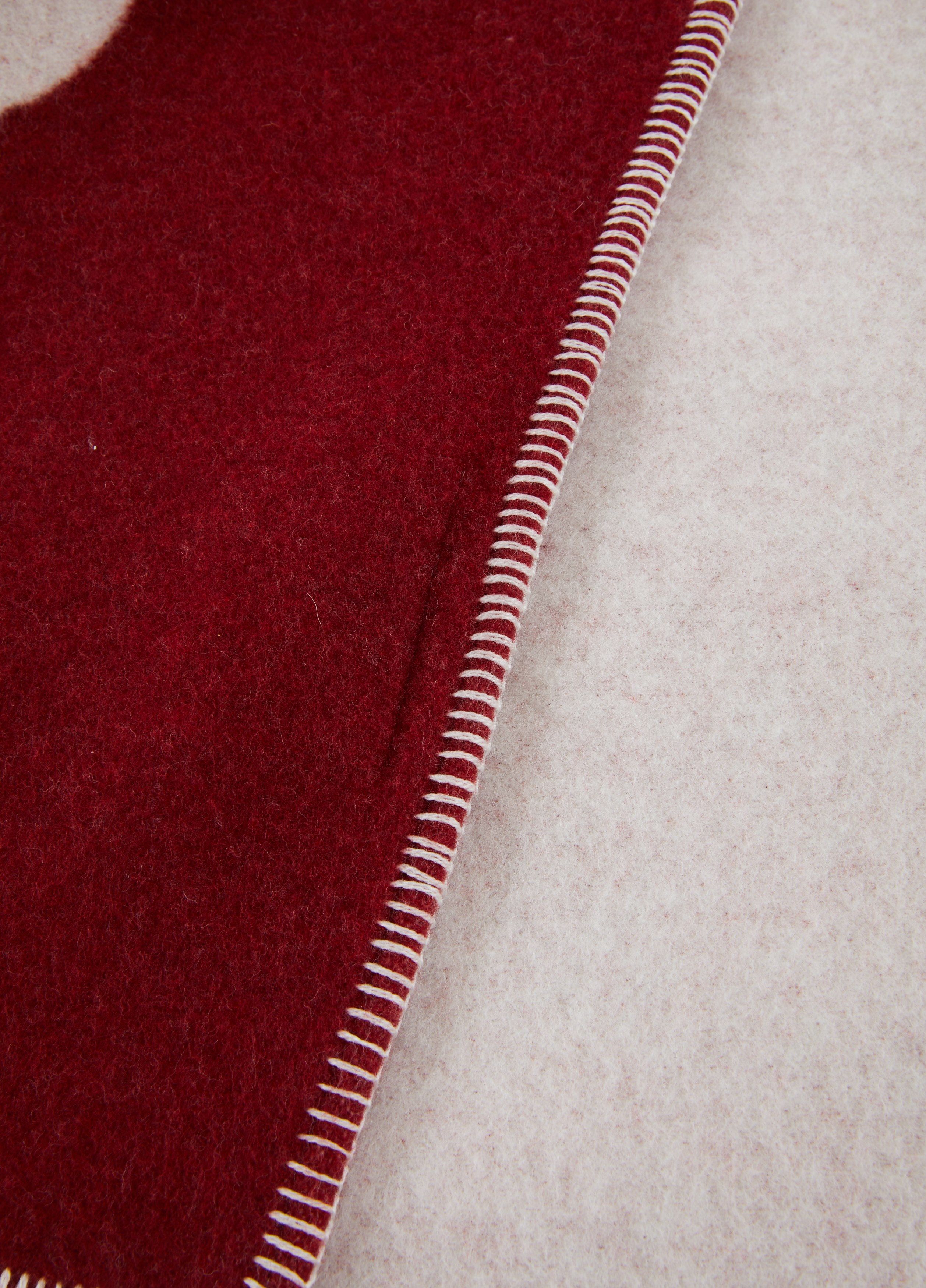 Plaid double face a pois e a righe in lana merino Lanerossi Memory is my Home ARCH-00100382 - Вид №20