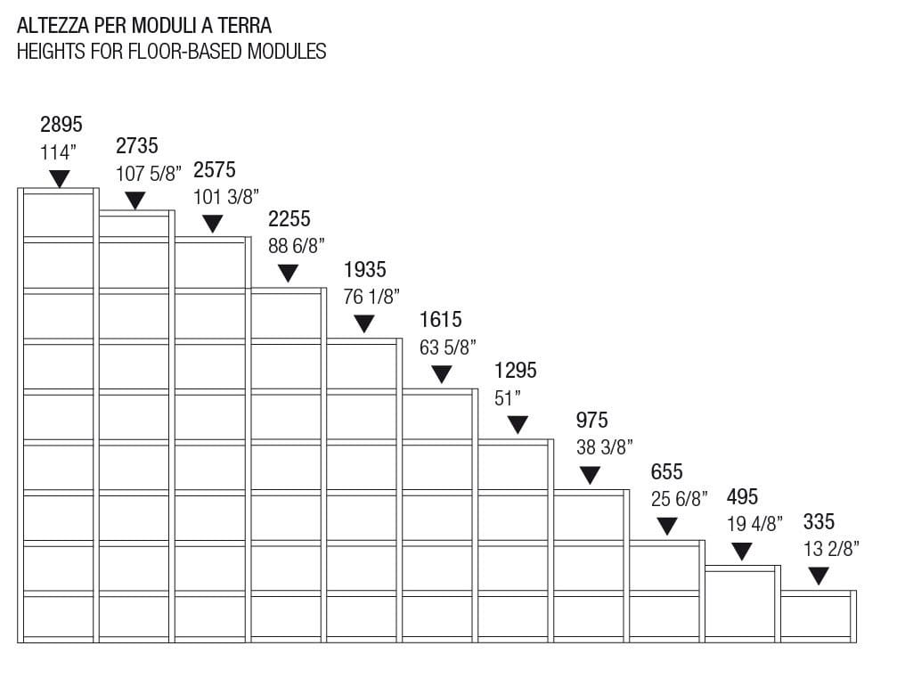 Оборудованная стена с ТВ-стойкой со встроенным освещением MisuraEmme CROSSING ARCH-00091224 - Вид №7