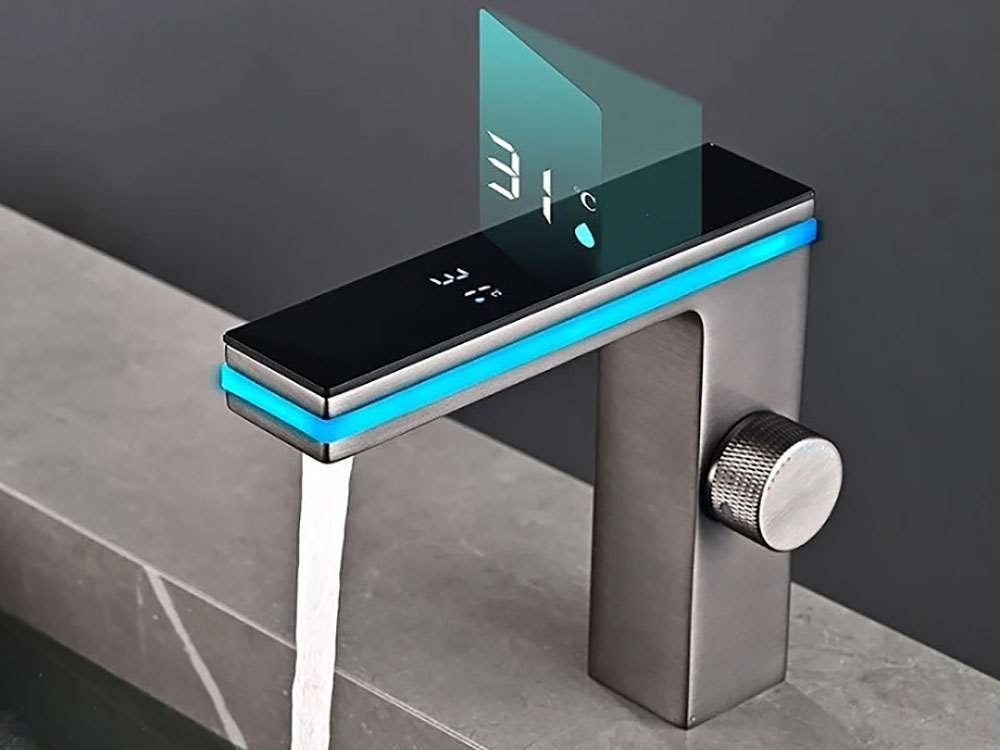 Электронный инфракрасный смеситель для раковины Fontana Showers ALBA ARCH-00063591