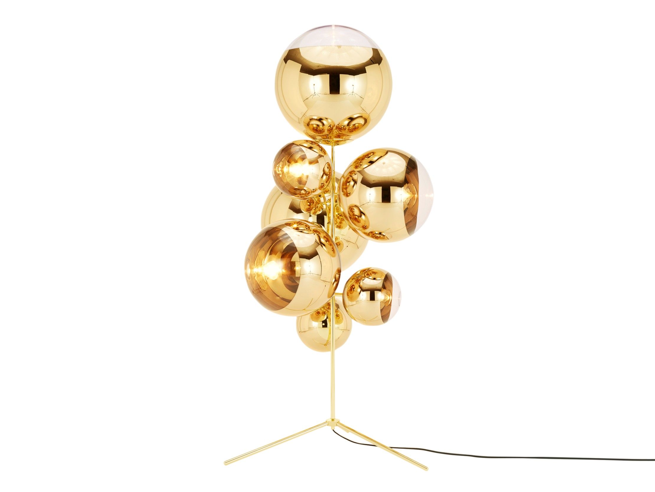 Поликарбонат светодиодный торшер Tom Dixon Mirror Ball ARCH-00112436