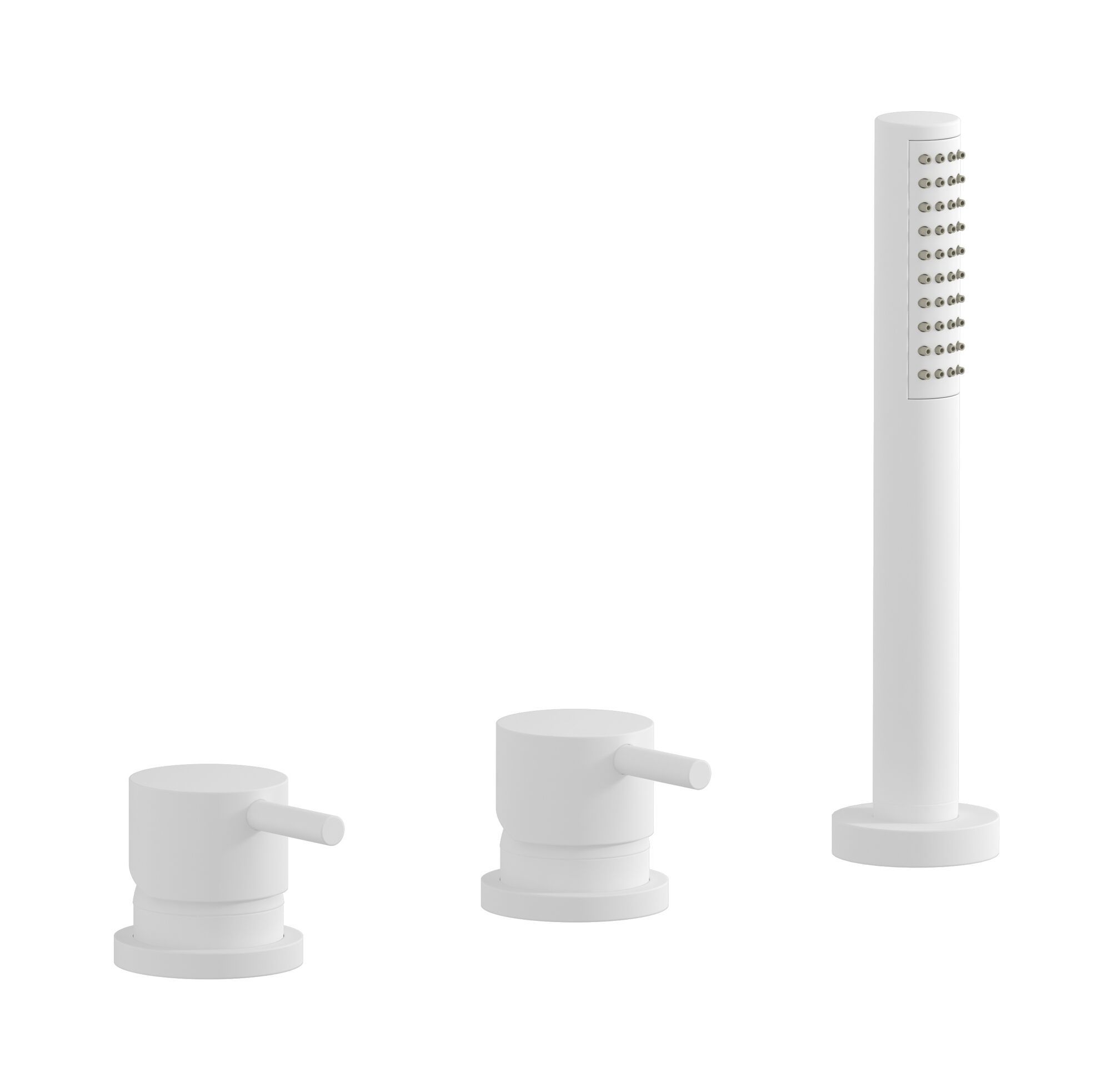 Смеситель для ванны с 3 отверстиями и ручным душем IB Milano Torino ARCH-00071984 - Вид №1