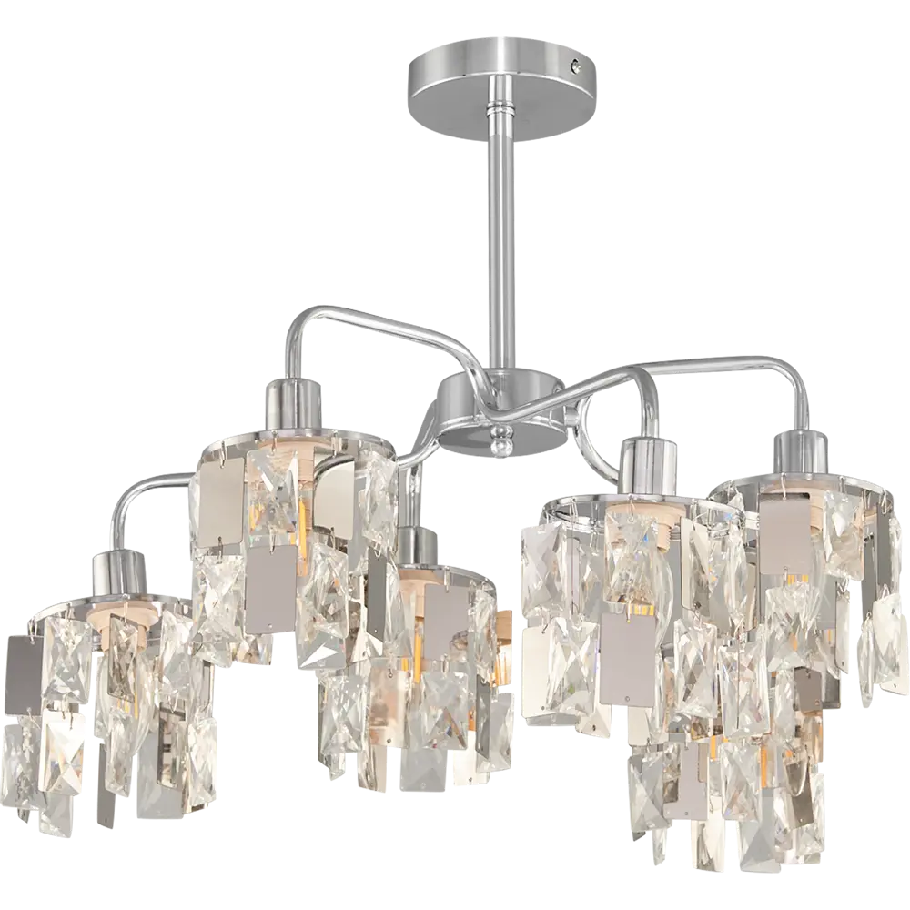 Люстра потолочная Wink Эстер NX2255/6, 6 ламп, 18 м², цвет хром STLM-2039808 - Вид №5