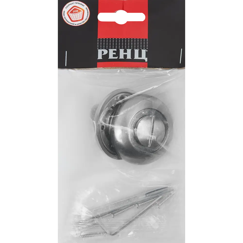 Накладка фиксатор круглая цвет матовый хром/хром 88293793 STLM-2171942 Santreyd  - Вид №3
