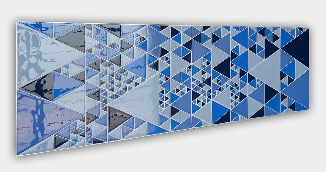 Декоративная стеклянная панель VETROVIVO GEOMETRIC GAMES ARCH-00111257 - Вид №3