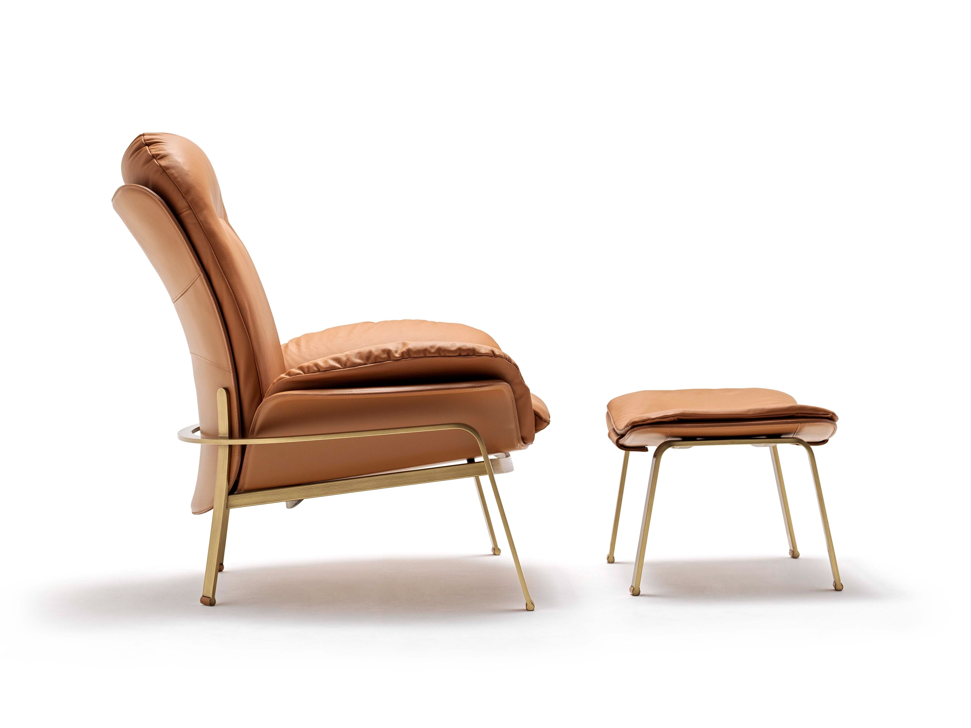 Кожаное кресло с подлокотниками Fasem Electa ARCH-00032939 - Вид №10