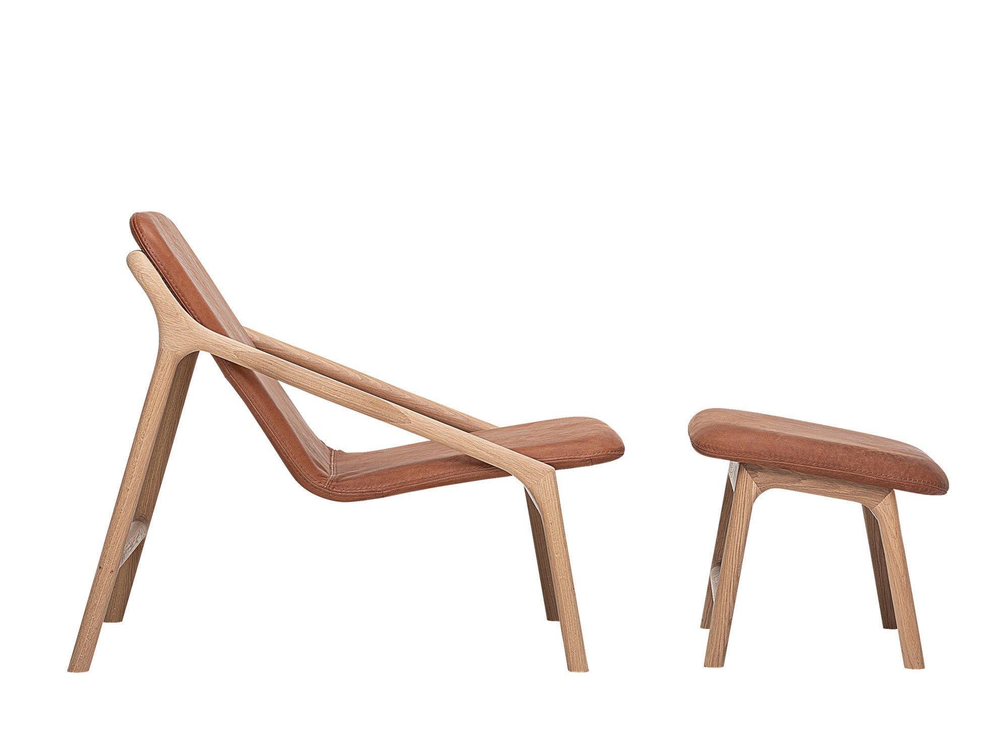 Мягкая подставка для ног из массива дерева Woak Marshall ARCH-00038336 - Вид №1