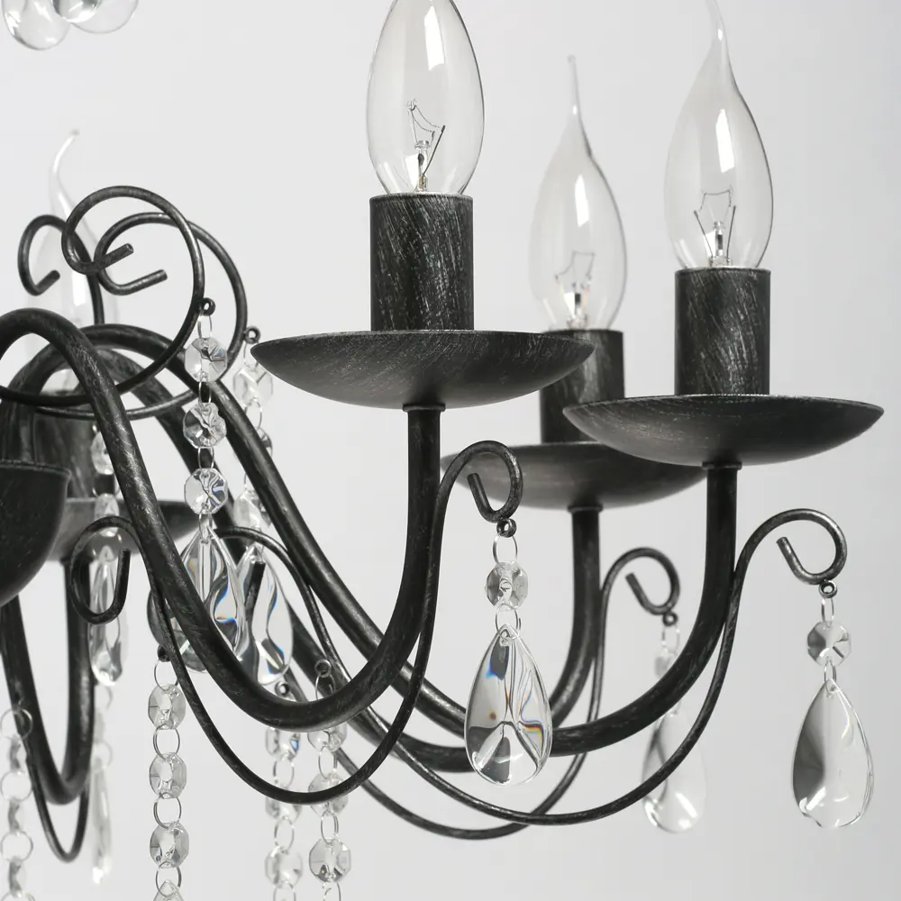 Люстра De Markt Аврора с хрустальными подвесками для гостиной и столовой 82312578 STLM-0024422 - Вид №9