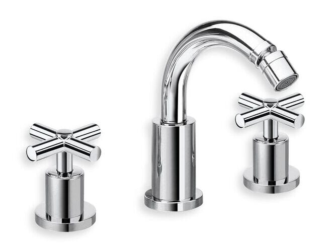 Напольный смеситель для биде без слива с отдельными розетками CRISTINA Rubinetterie Exclusive ARCH-00119642