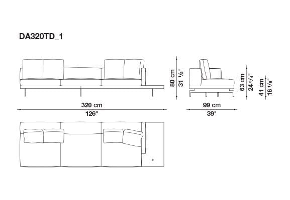 Кожаный диван B&B Italia док ARCH-00130675 - Вид №79