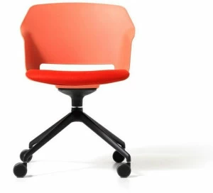 Diemme Офисный стул из полипропилена с 4-мя спицами и подлокотниками Clop
