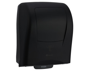 CAC501 AMADEUS SILKY BLACK автоматический диспенсер для бумажных полотенец в рулонах Merida