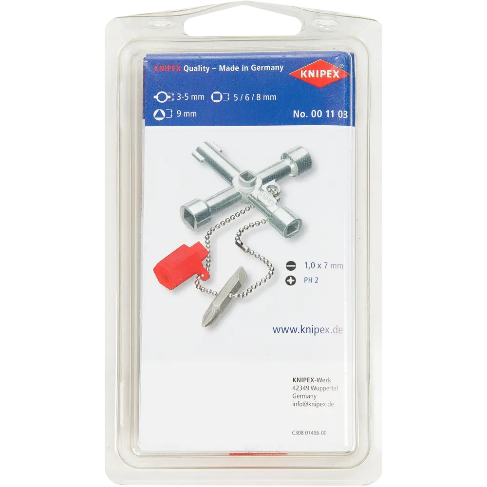 Ключ для электрошкафов Knipex 76 мм STLM-2112129 - Вид №2