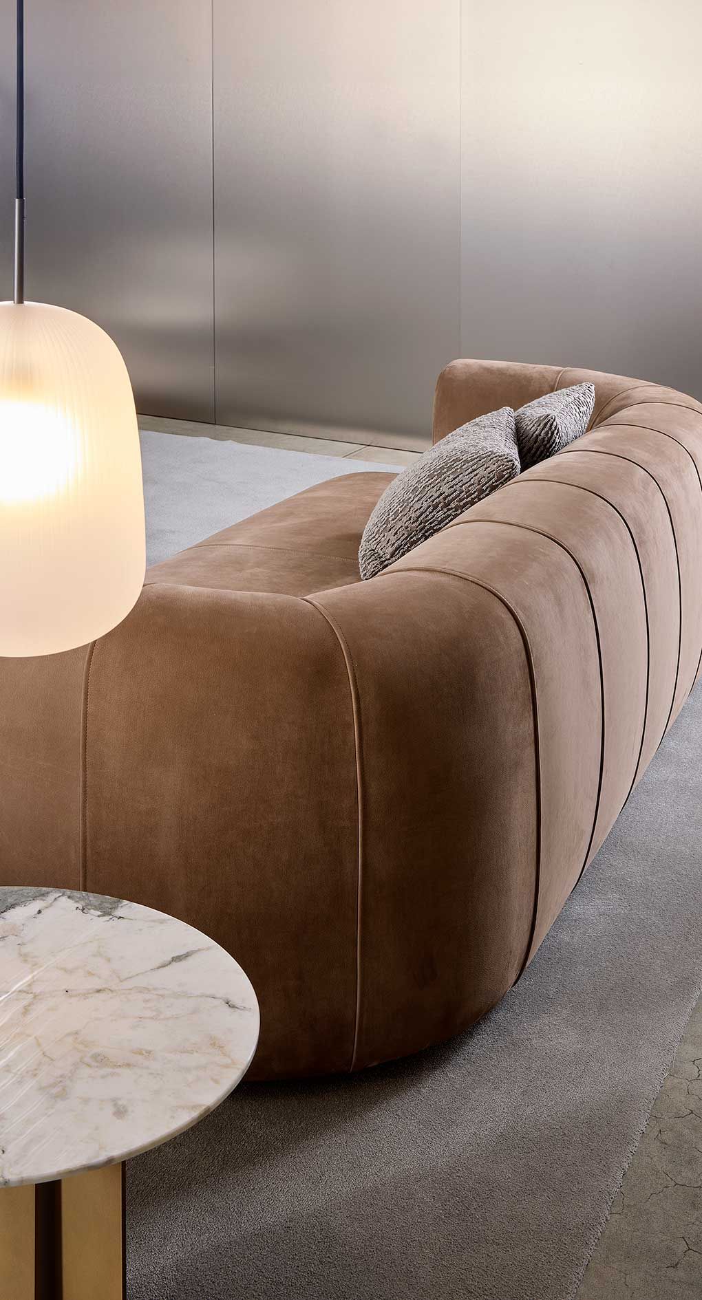 3-местный кожаный диван Marelli Milo ARCH-00056937 - Вид №3