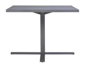 Квадратный садовый стол со спицами