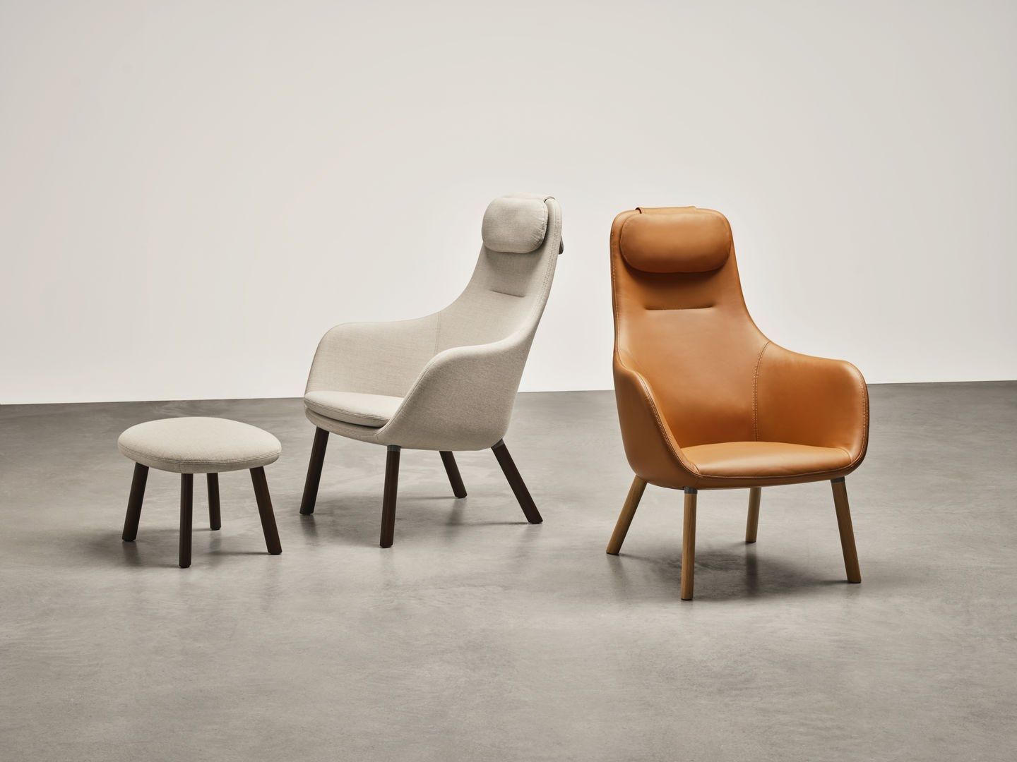 Тканевое кресло с подголовником VITRA HAL Lounge ARCH-00081015 - Вид №21