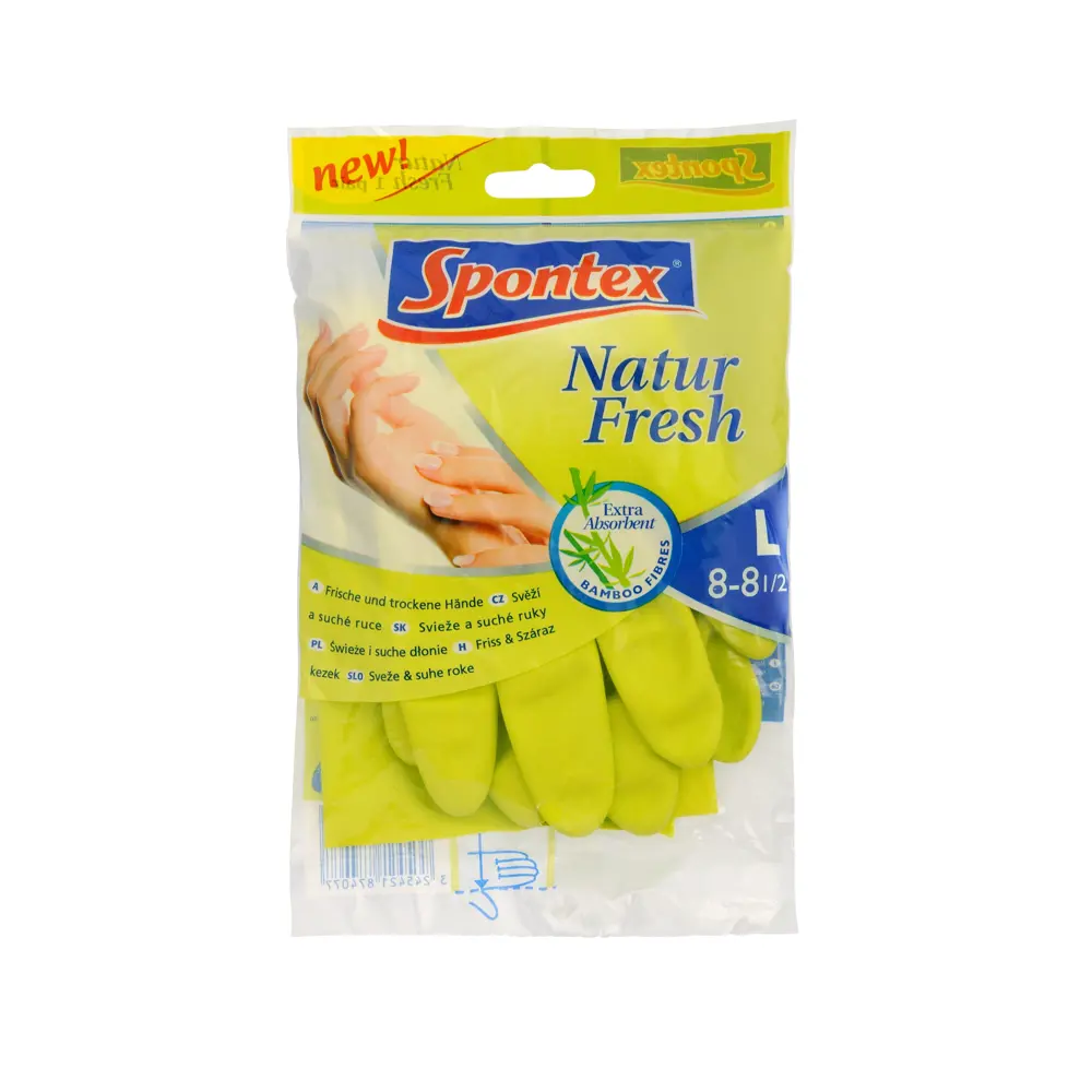 Перчатки Spontex Natur Fresh бамбук, разм. L STLM-2000556