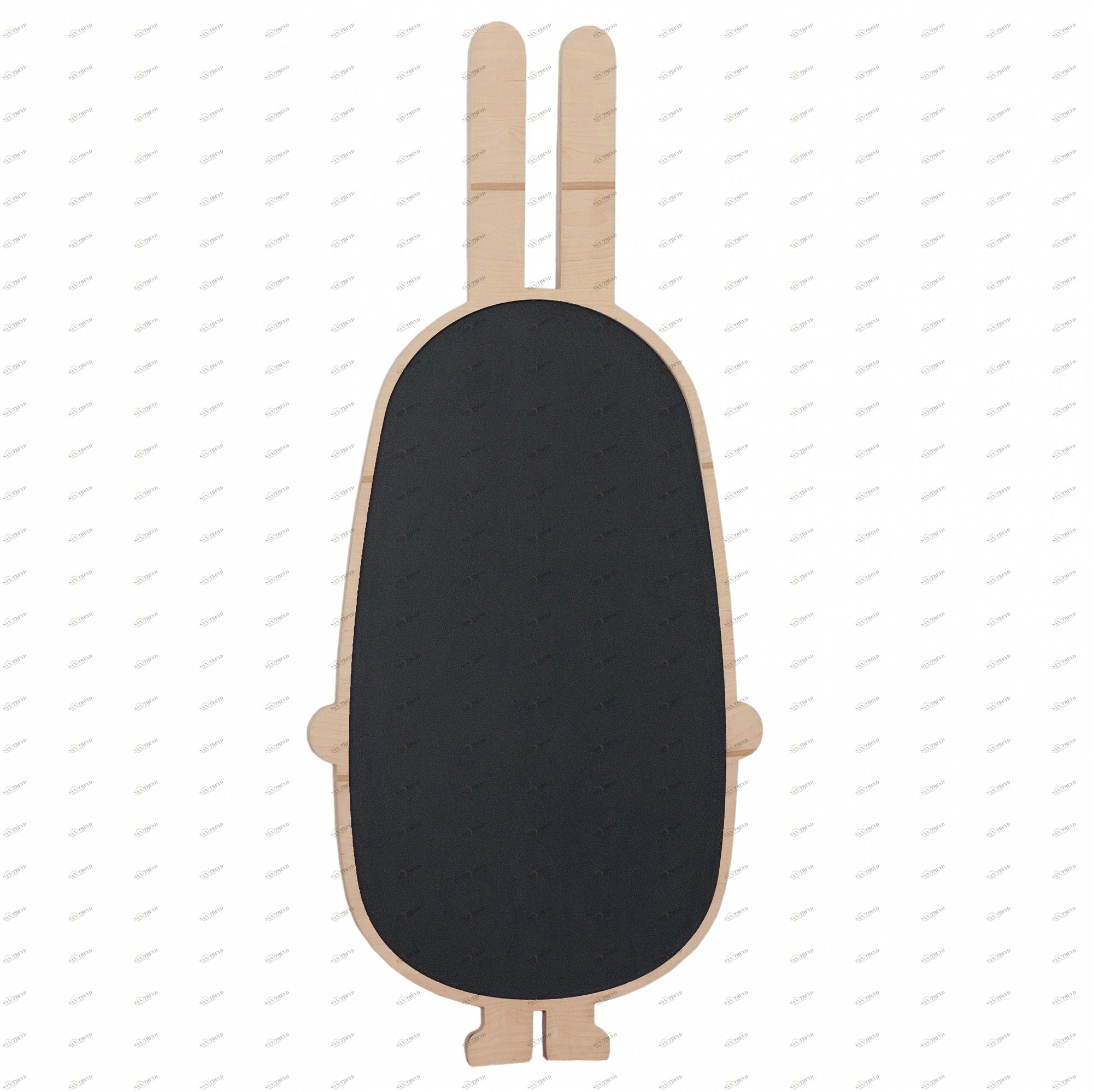 Грифельная доска натуральное дерево "Заяц" ЗАЯЦ  00-3859364 Бежевый Santreyd 