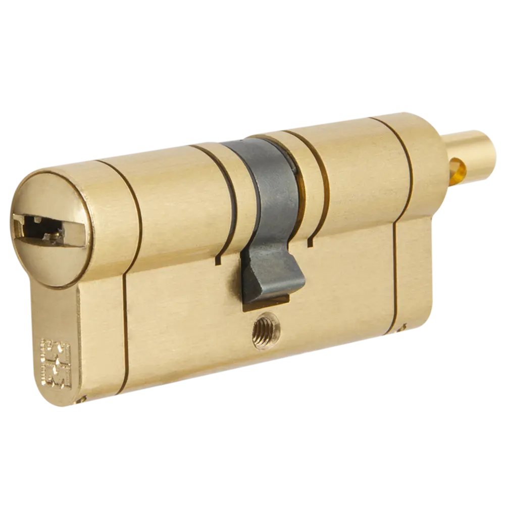 Цилиндр Mottura Champions 31 C31F363601TC5, 31x10x31 мм, ключ/шток, цвет латунь, без вертушки STLM-2048498