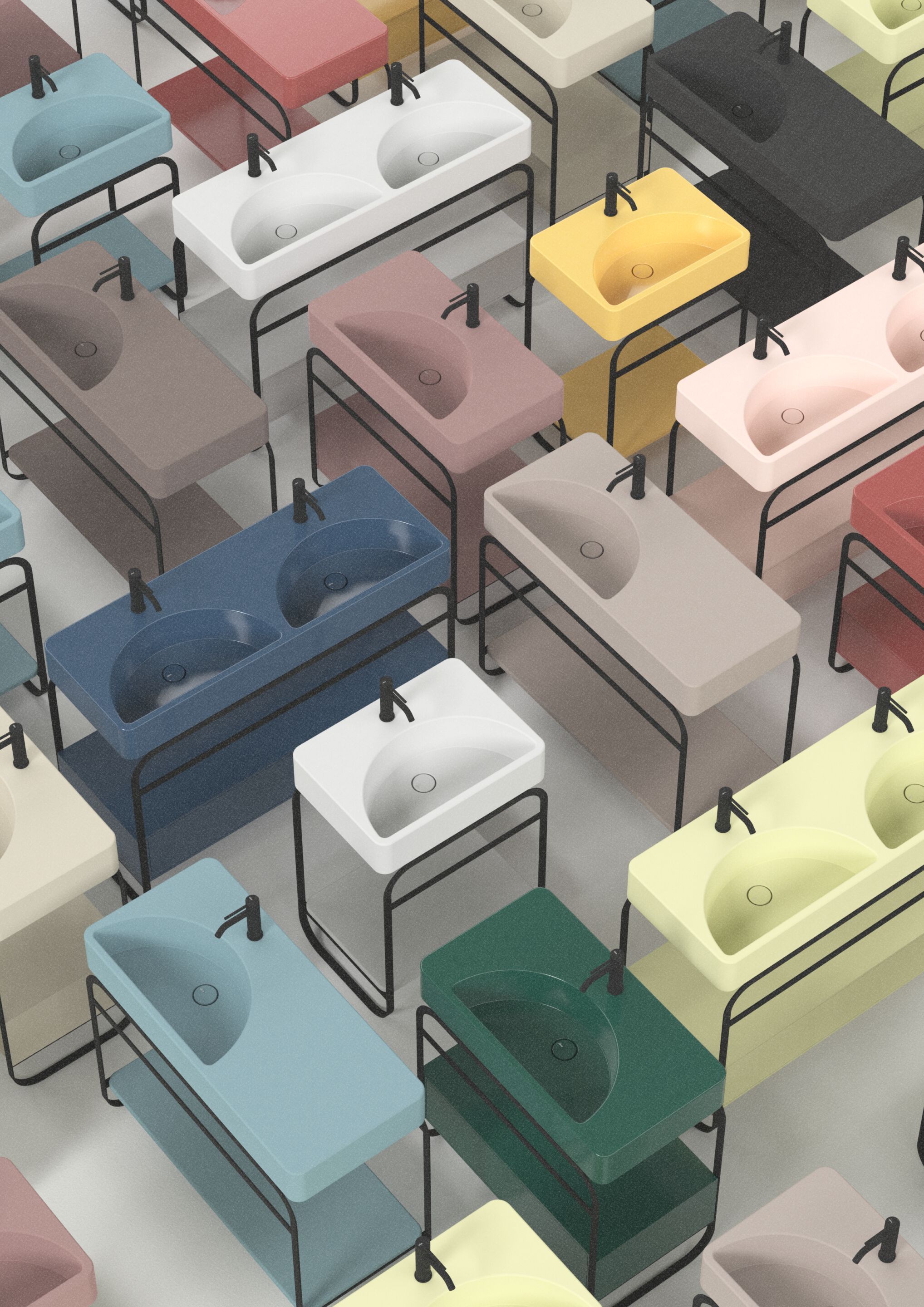 Раковина из нержавеющей стали с ящиками Alice Ceramica Lunaris ARCH-00064737 - Вид №3