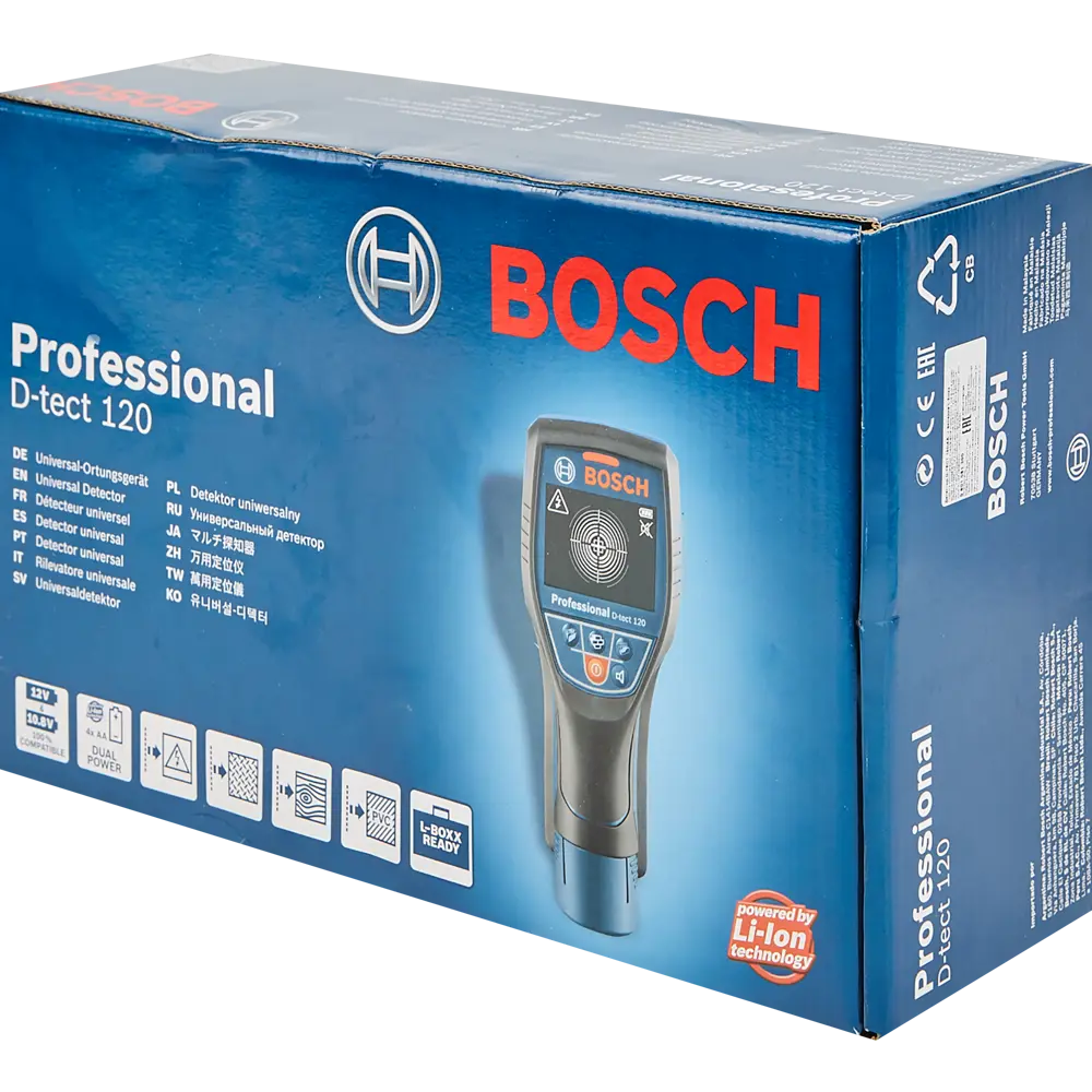 Детектор скрытой проводки и металла Bosch Wallscanner D-tect 120 BOSCH PROFESSIONAL STLM-2139819 - Вид №5