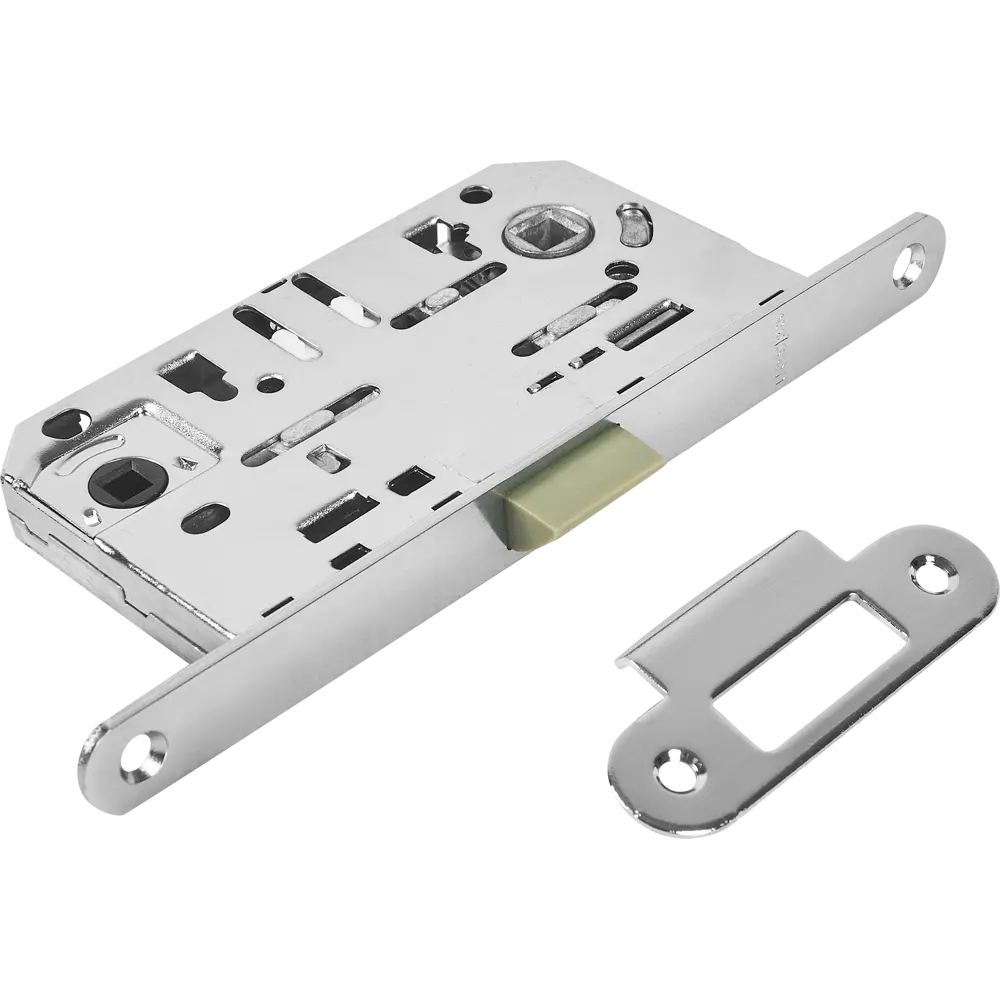 Защёлка под фиксатор 50-96 196x86x18 мм пластик цвет матовый хром EDSON STLM-2008884 - Вид №2