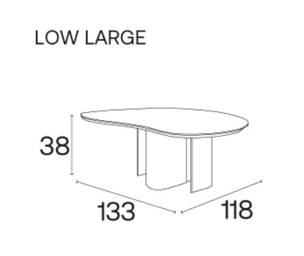 Окрашенный металлический журнальный столик Adrenalina North Light ARCH-00150980 - Вид №6