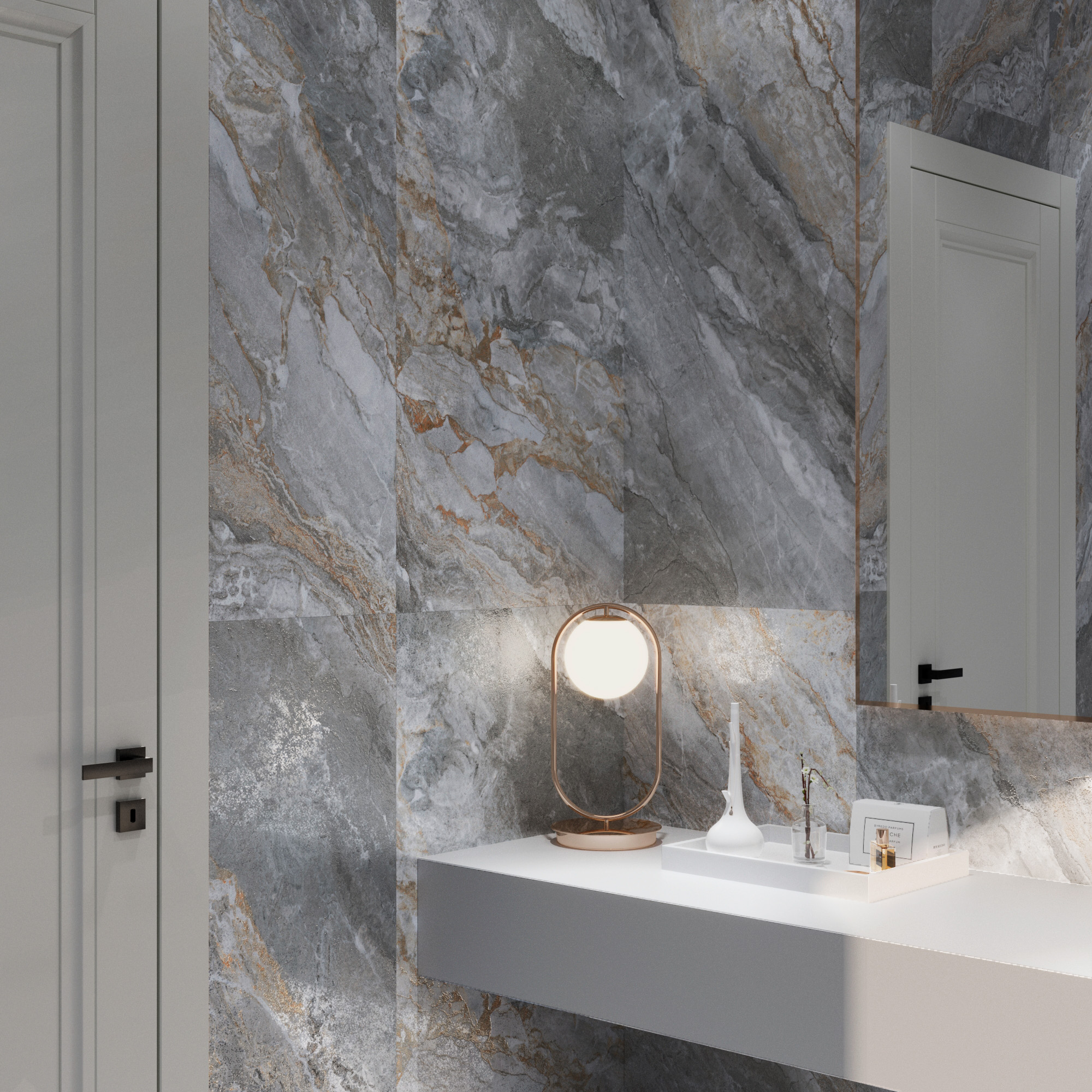 TRIVOLA GREY LAPPATO – Элегантность в каждом оттенке CL4007-A Arcadia Ceramica