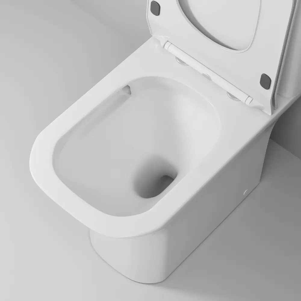 Унитаз-компакт Neron безободковый сиденье с микролифтом двойной смыв цвет Santreyd GR STLM-2074696 - Вид №5