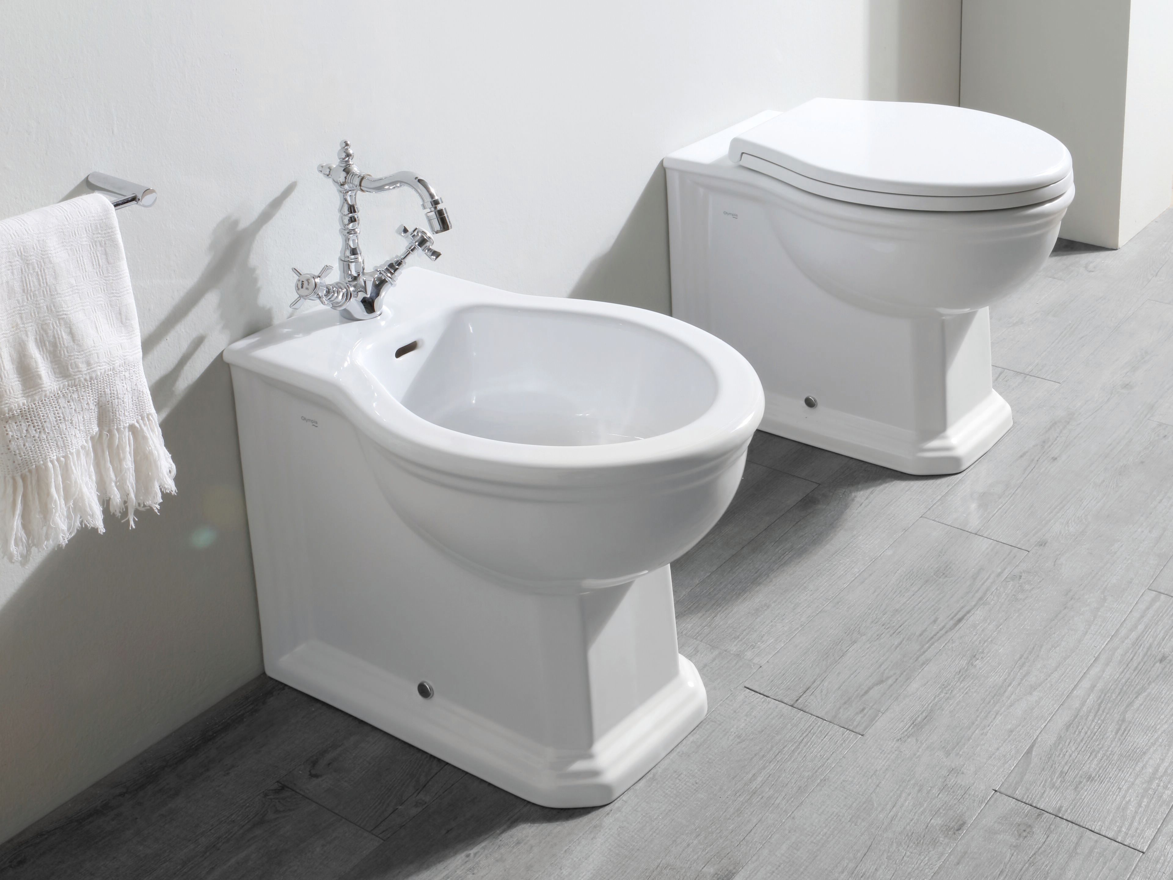 Биде из стекла с переливом на полу Olympia Ceramica Empire ARCH-00062781 - Вид №2