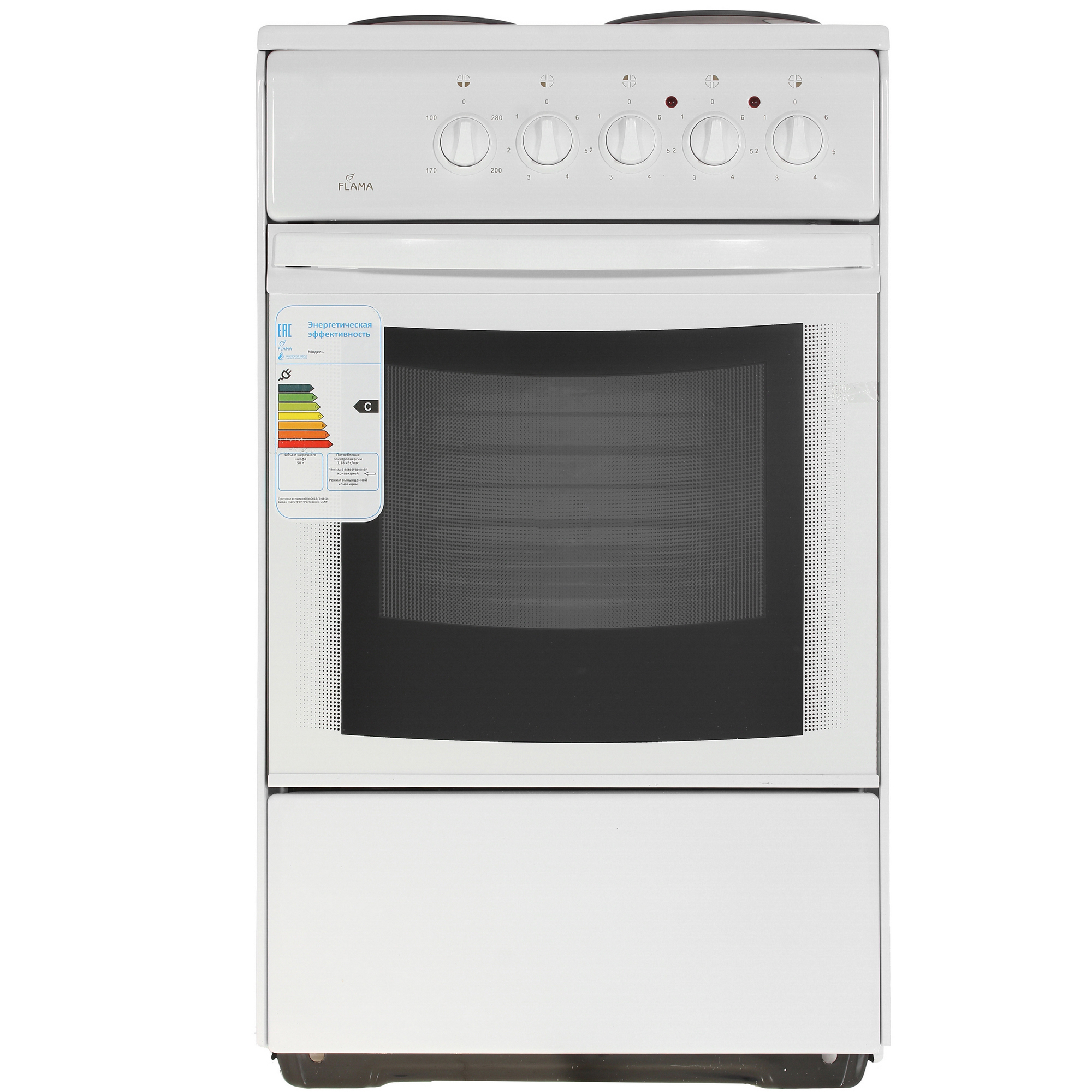 1350300 Электрическая плита FLAMA AE 14025 W белый Flama group STDN-0026032