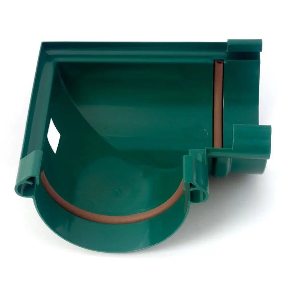 Угол желоба с уплотнением 90/130 мм цвет зеленый MUROL STLM-2166134