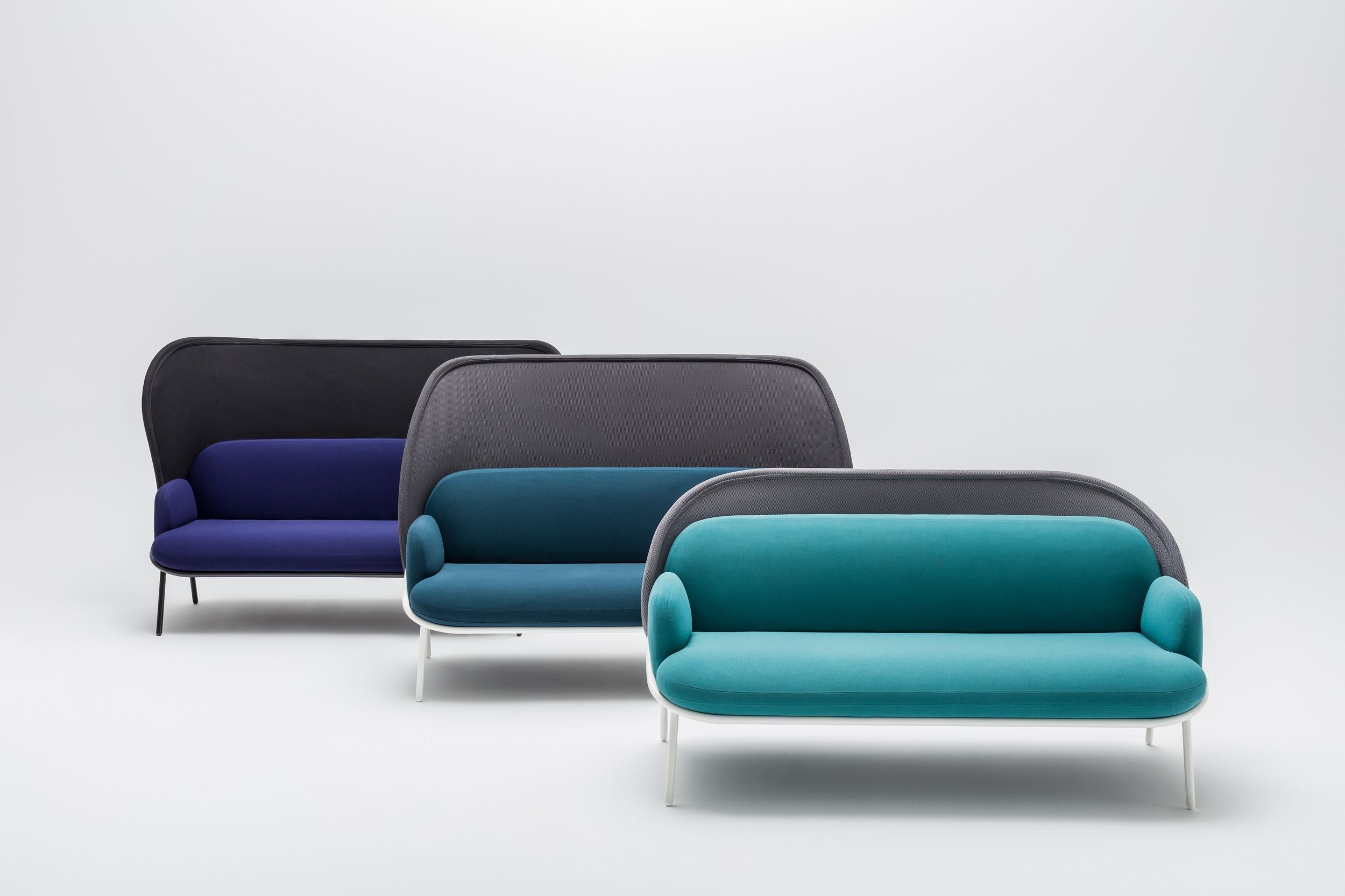 2-местный тканевый диван с огнестойкой обивкой MDD сетка ARCH-00081575 - Вид №4