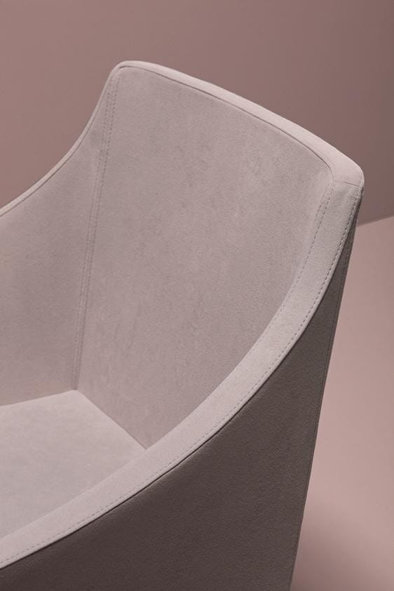 Кожаный спиц поворотный стул с подлокотниками Cizeta NOSS ARCH-00137027 - Вид №2