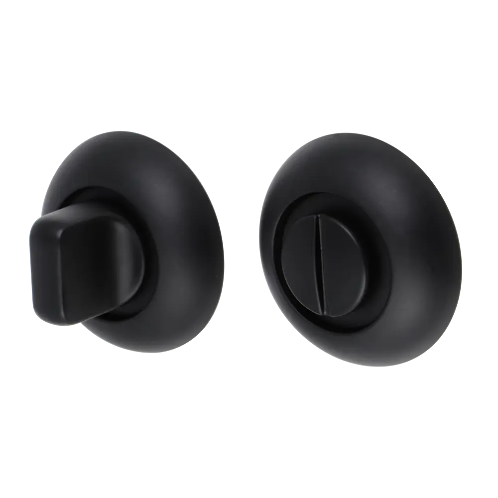 EDSON Накладка-фиксатор для межкомнатных дверей черный алюминий 84376133 STLM-0048829