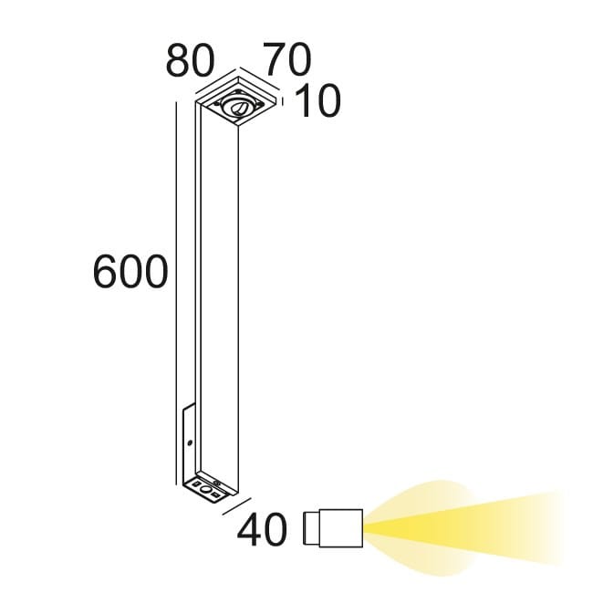 Металлический светодиодный световой столб Deltalight Elbo ARCH-00117897 - Вид №12