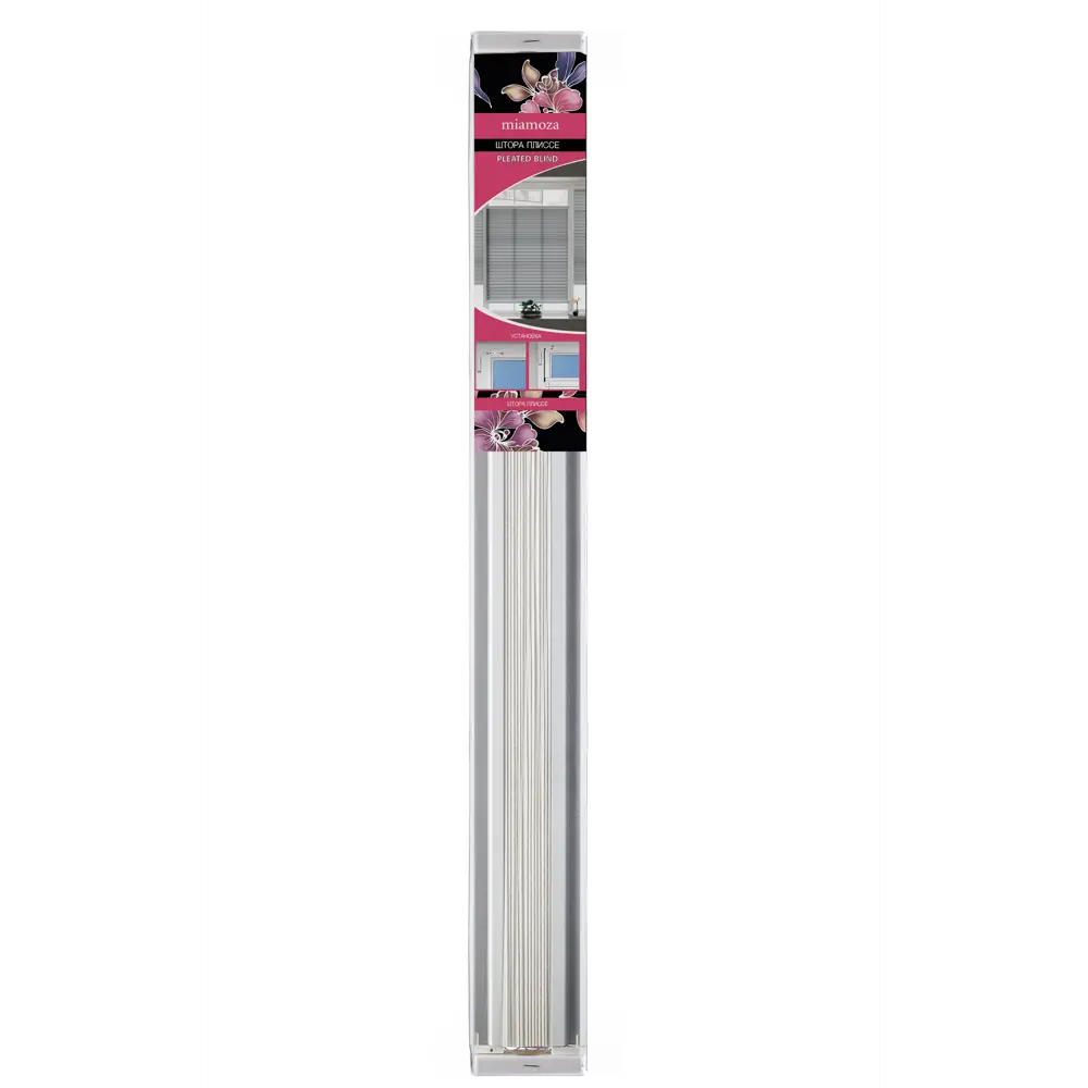 Штора плиссе 73x170 см жаккард белая Santreyd STLM-2072159 - Вид №7